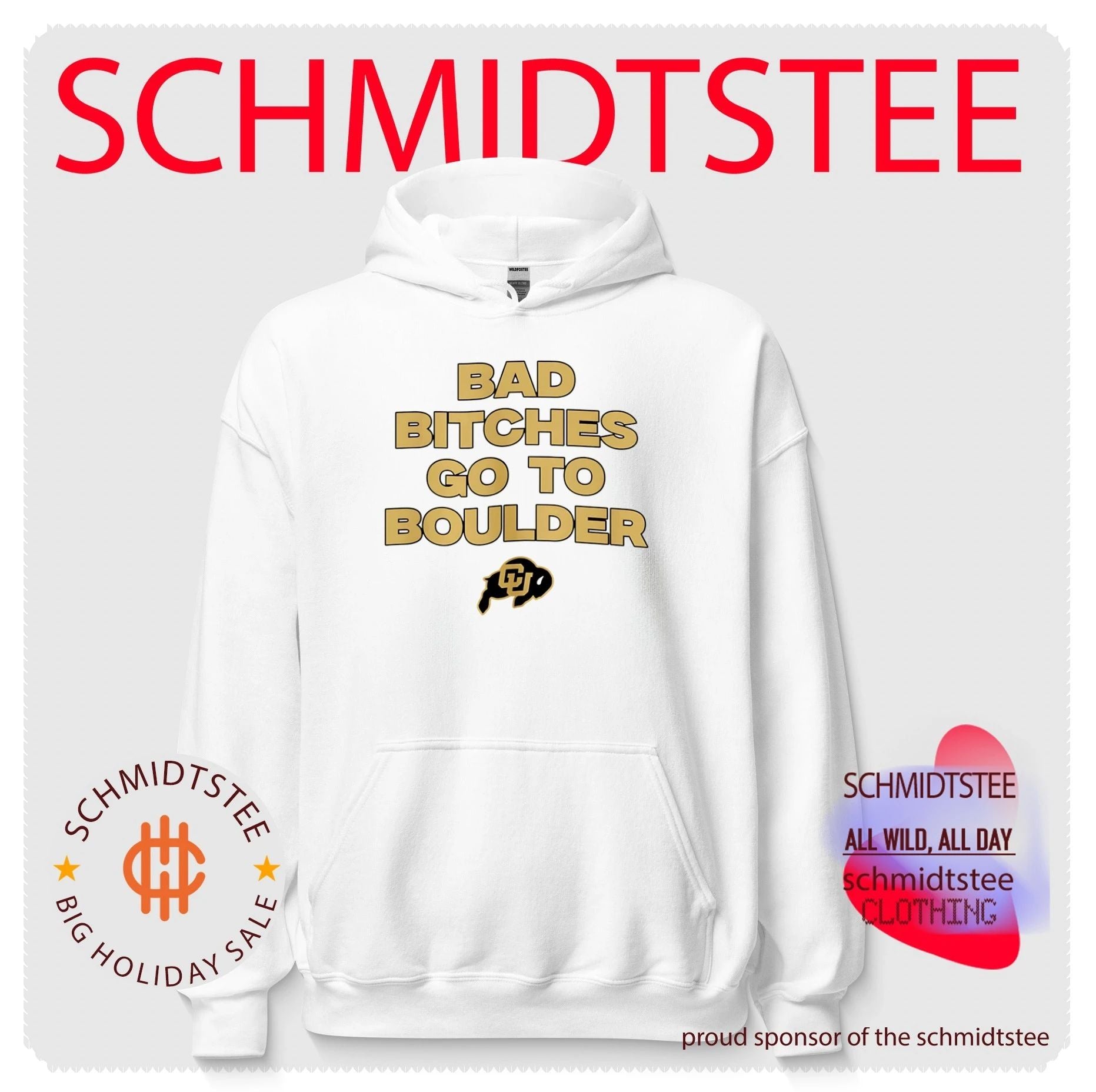 Bad Bitches Go to Boulder University of Colorado Buffaloes shirt