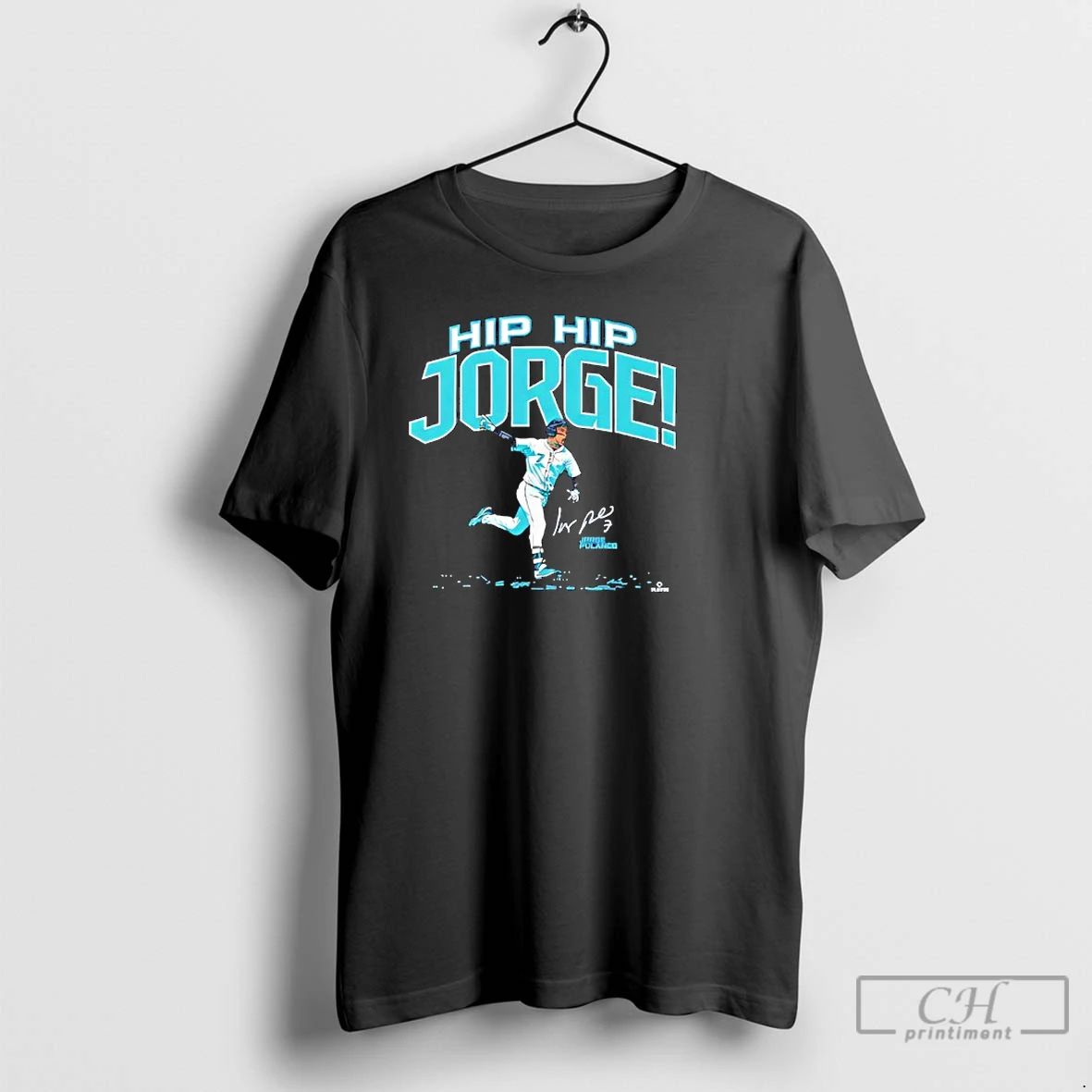 Classic Hip Hip Jorge Polanco Signature Retro T Shirts
