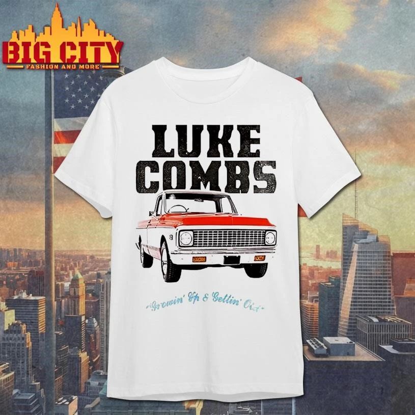 Luke Combs Truck Photo Vintage Retro Shirt