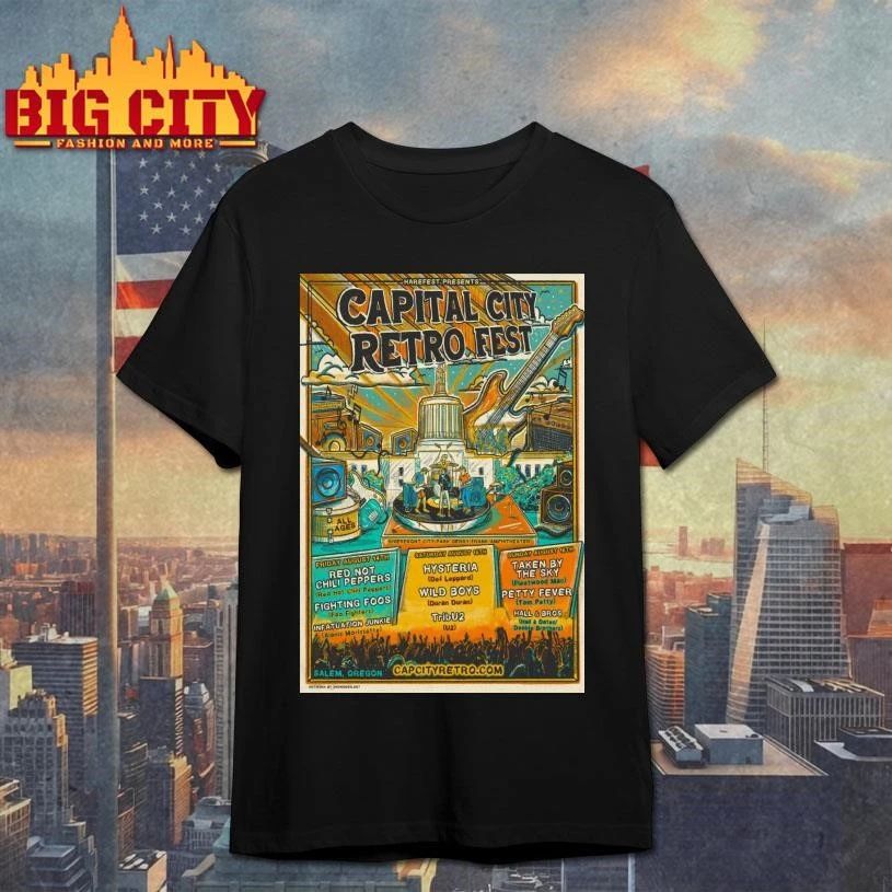 Capital City Retro Fest Aug 14 2026 Poster Shirt