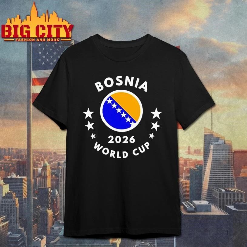 Bosnia 2026 World Cup Bosnia Flag Football Soccer Shirt