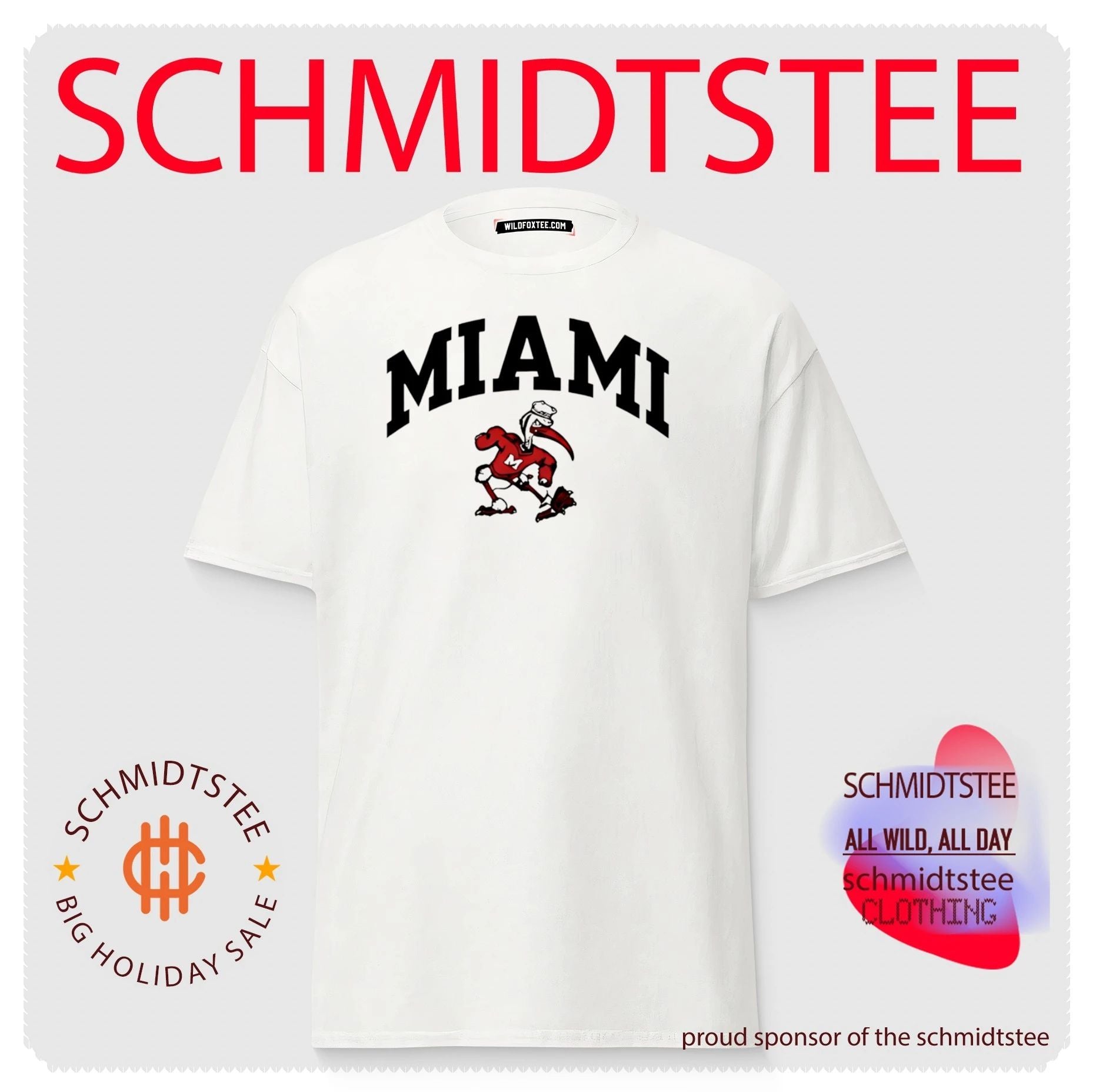 Miami Hurricanes Mascot Logo NCAA College Sports shirt