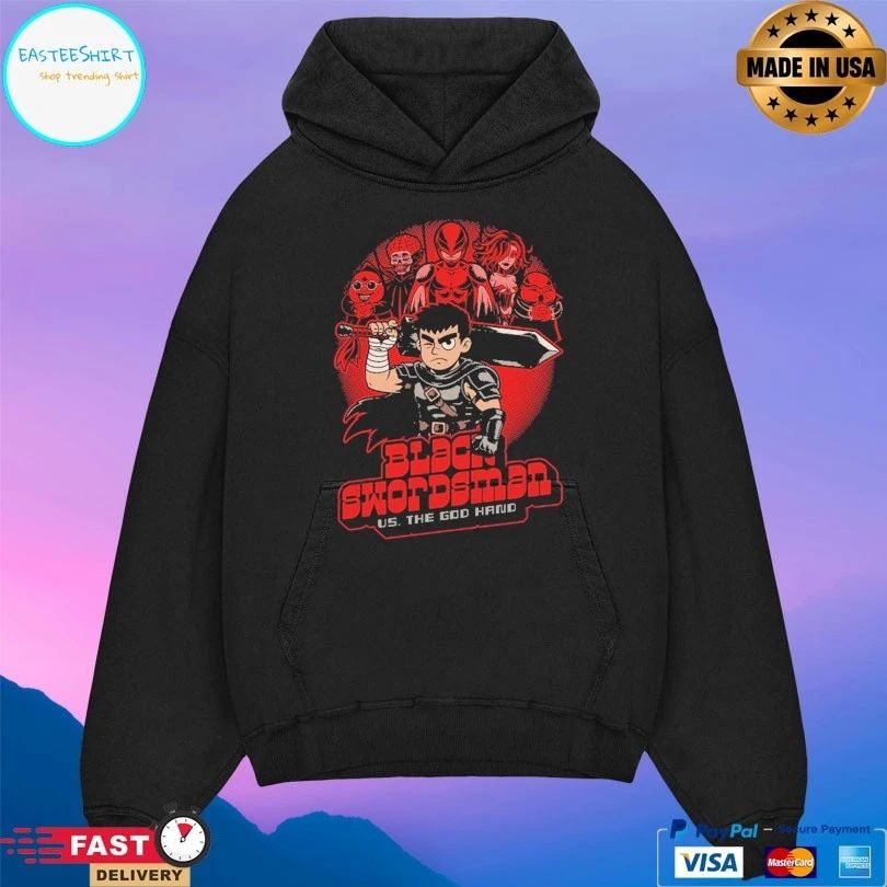 The Black Swordsman Us The God Hand T-shirts