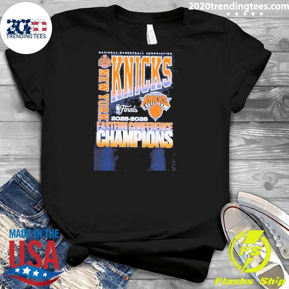 New York Knicks 2025-2026 Nba Finals Eastern Conference Champions Shirt