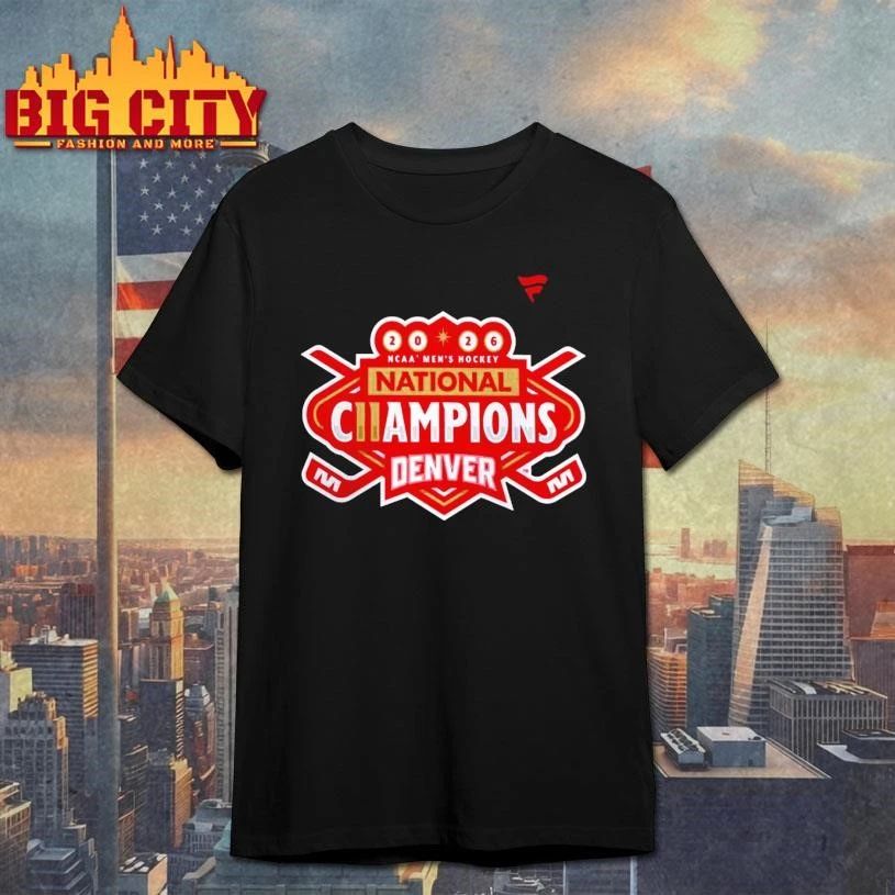 Denver Pioneers 2026 NCAA Frozen Four Men’s Ice Hockey National Champions Logo Shirt