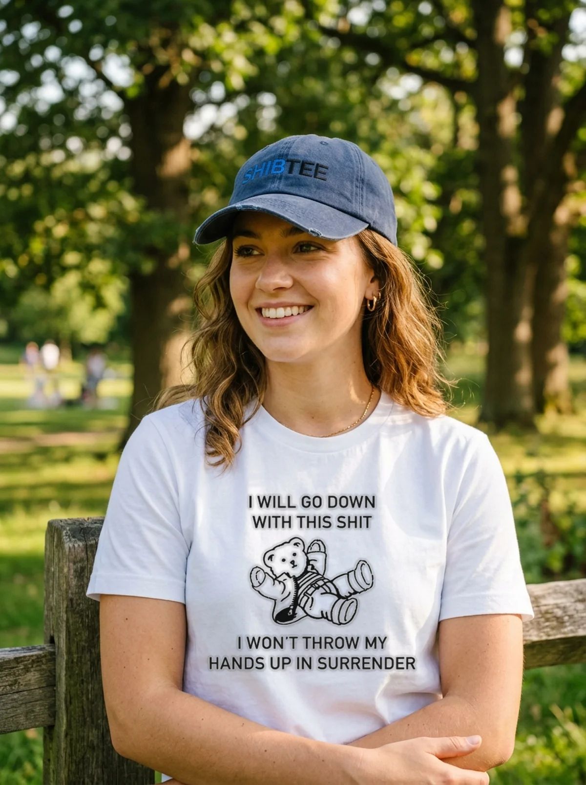 I Will Go Down With This Shit, I Won’T Throw My Hands Up And Surrender Shirt
