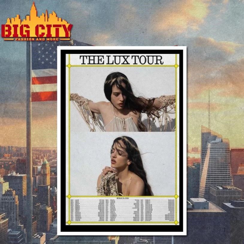 Rosalía LUX Tour 2026 Poster Shirt