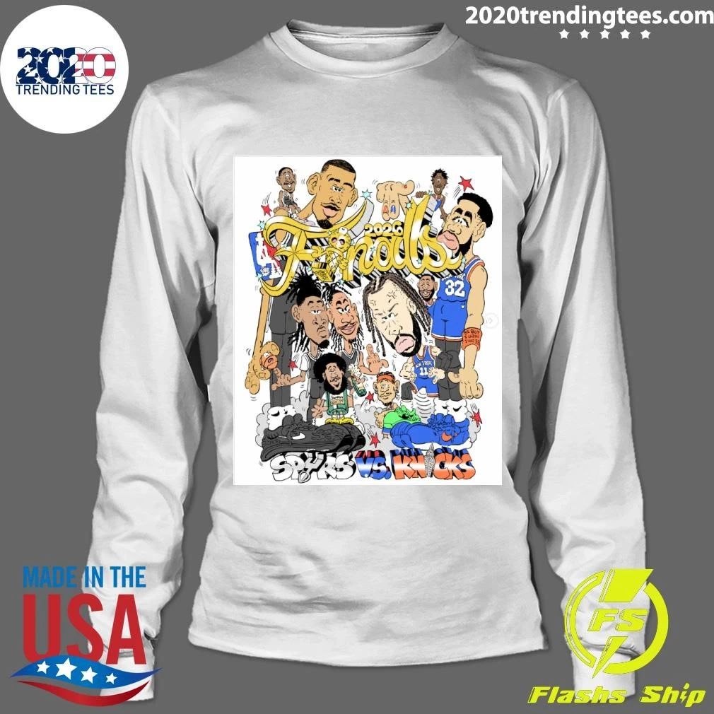 2026 Finals San Antonio Spurs Vs New York Knicks Shirt
