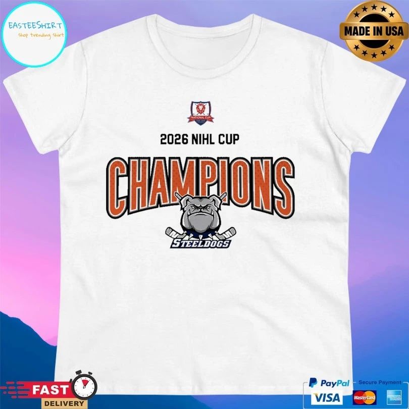 Champions Steeldogs 2026 Nihl Cup T-shirts
