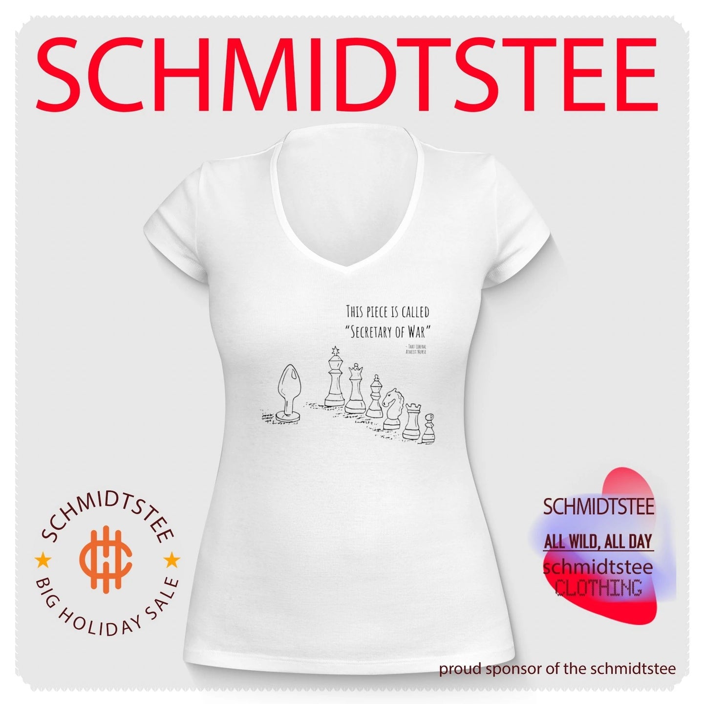 Secretary of War Chess Piece Anal Plug funny shirt