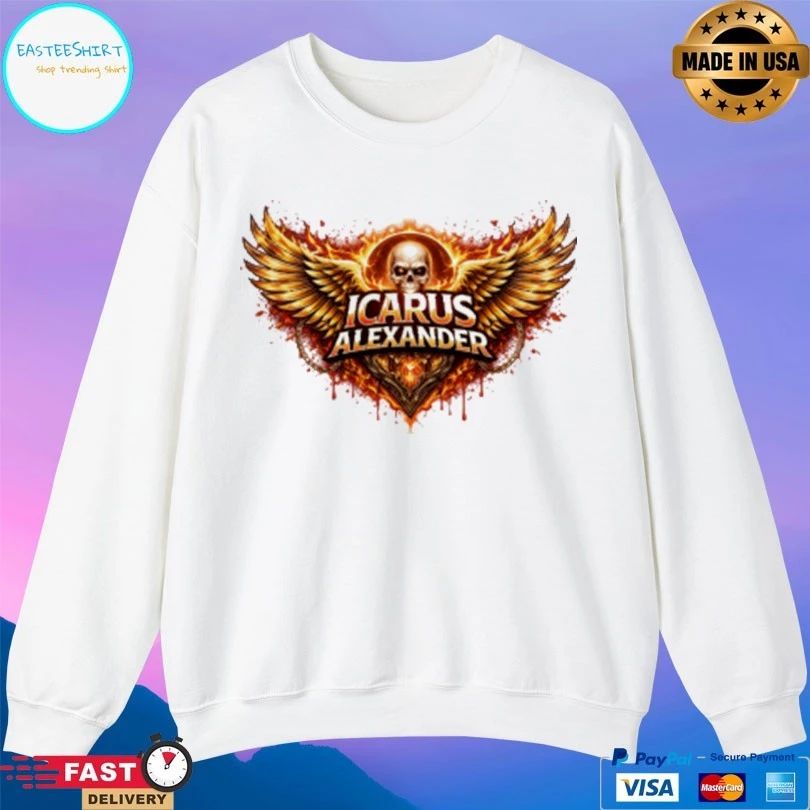 Icarus Alexander Wings Fire T-shirts
