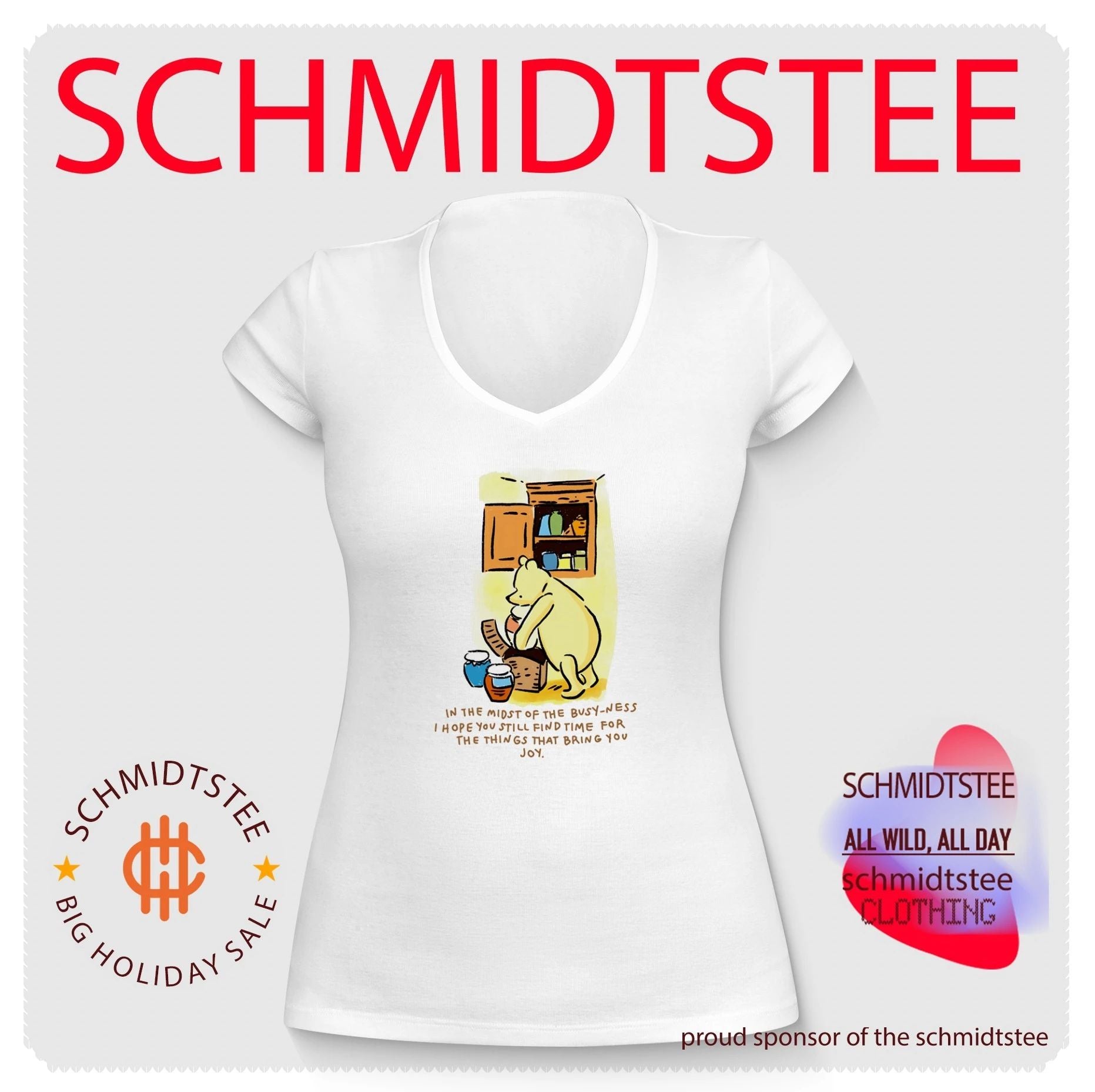 Winnie the pooh find time for the things that bring you joy shirt