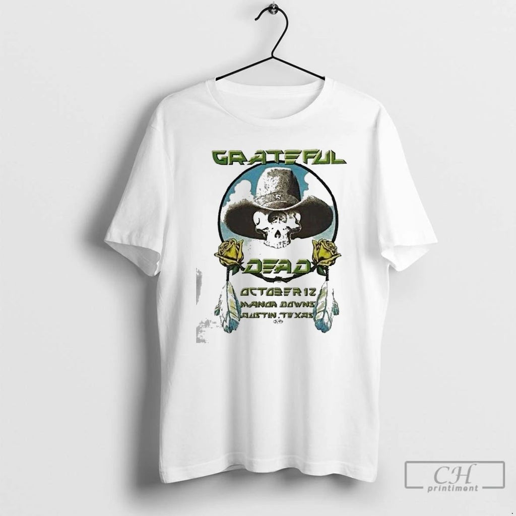 Classic Grateful Dead Manor Downs Austin Texas 2025 T Shirts