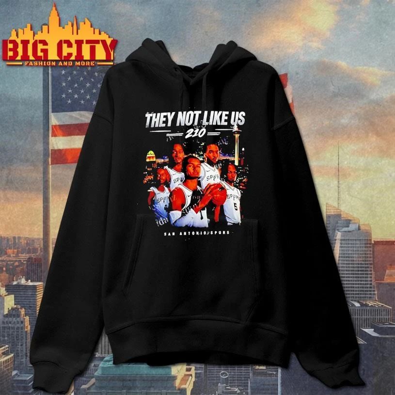 Victor Wembanyama They Not Like Us 210 San Antonio Spurs Basketball Game Day 2026 Shirt