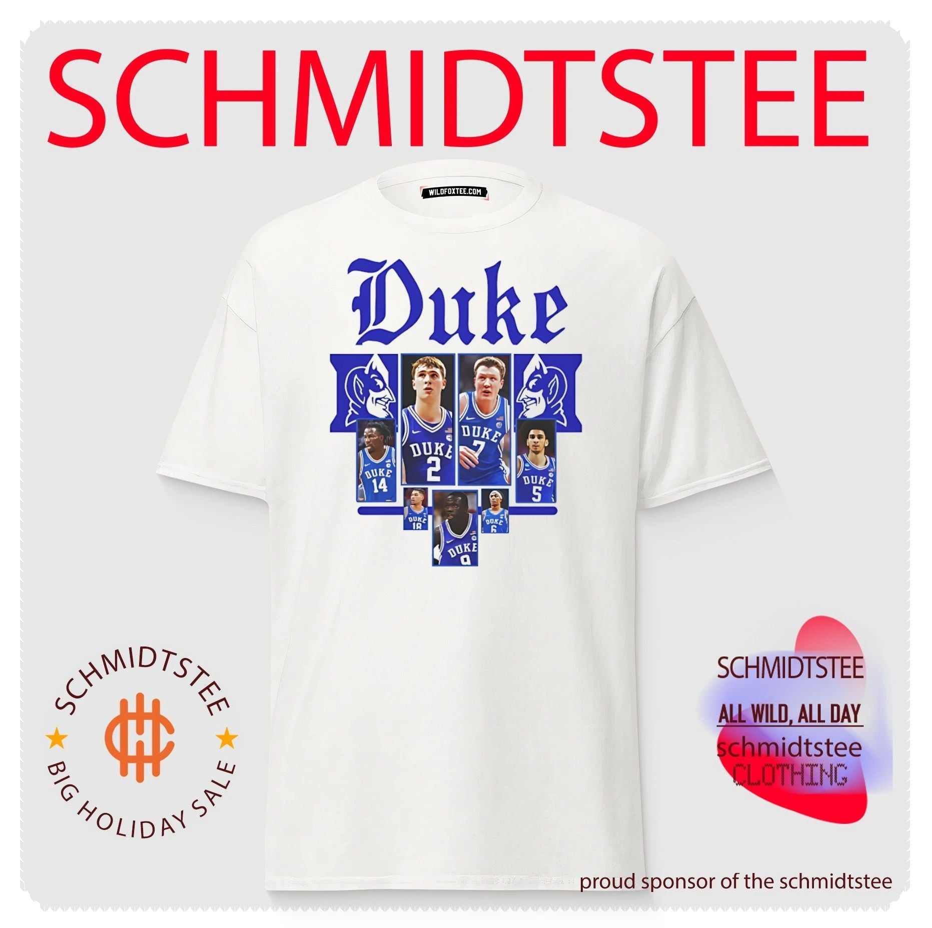 Duke Blue Devils 2025-2026 Team Collage shirt