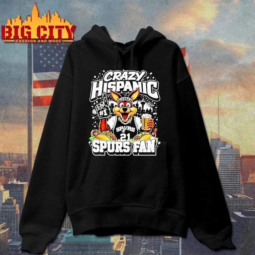 The Coyote San Antonio Spurs Basketball Crazy Hispanic Spurs Fan 2026 Shirt