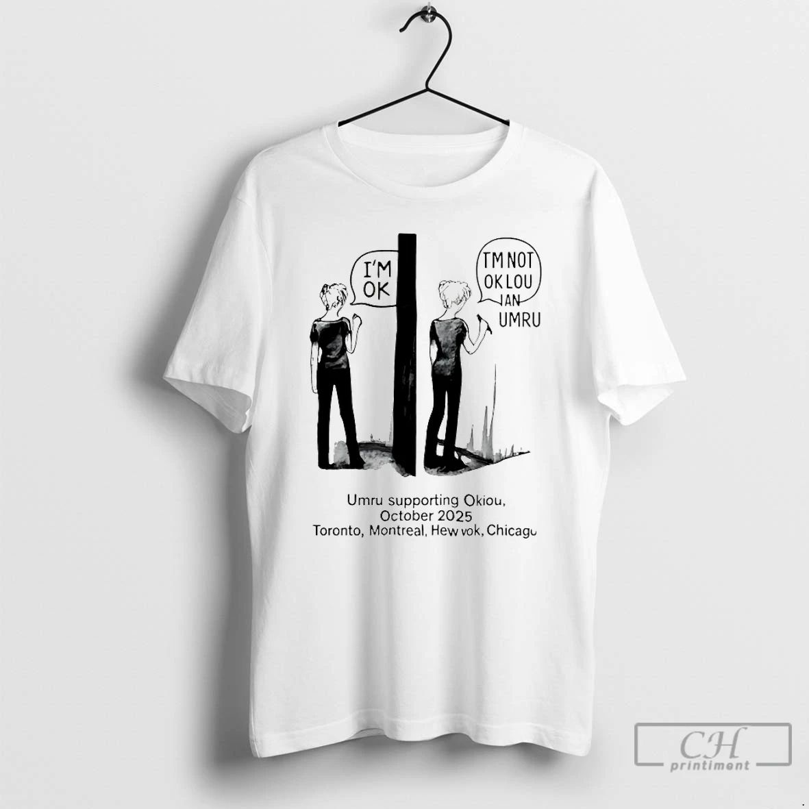 Classic Im Ok Im Not Oklou Ian Umru 2025 T Shirts