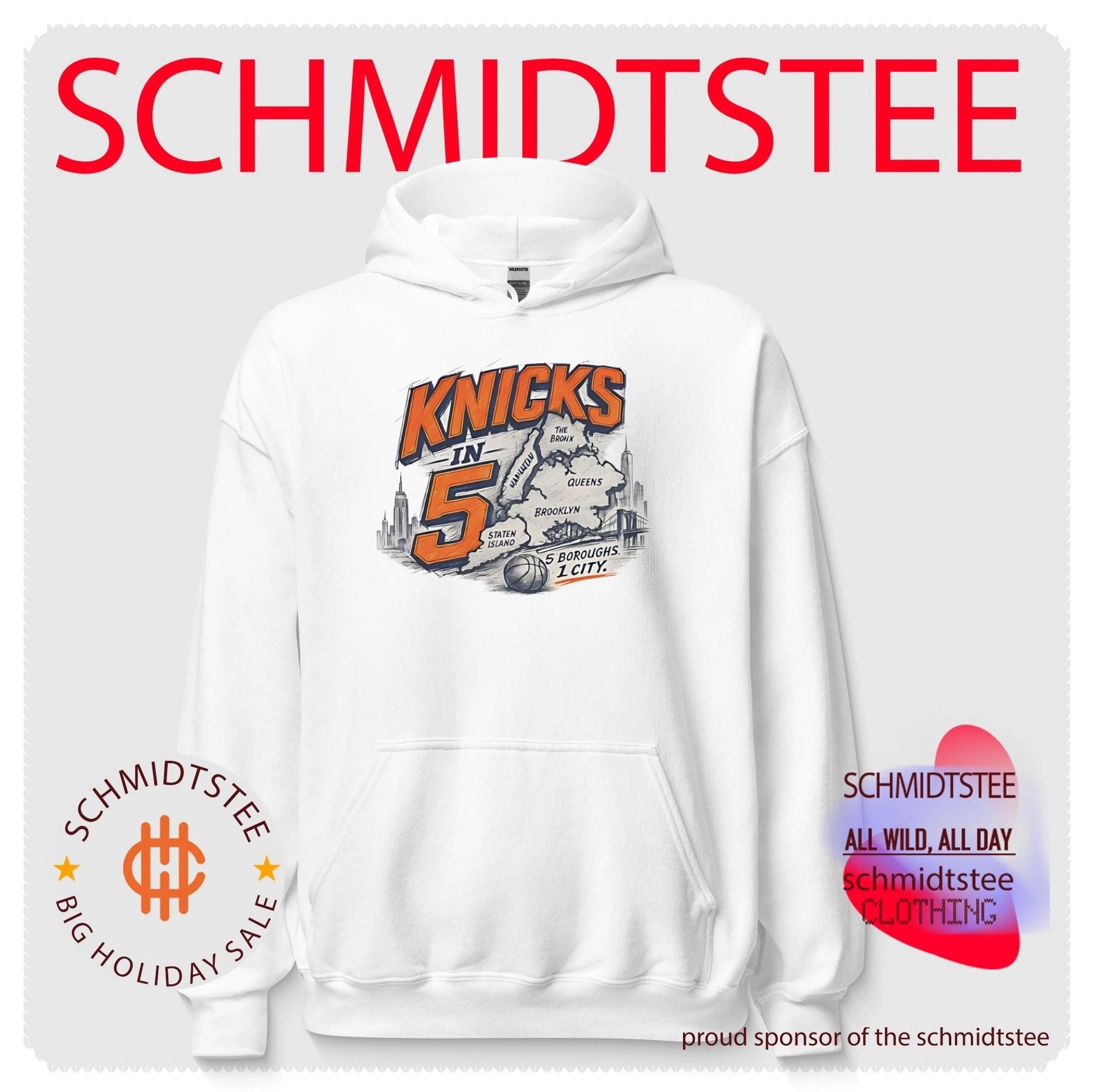 New York Knicks in 5 – 5 Boroughs 1 City shirt