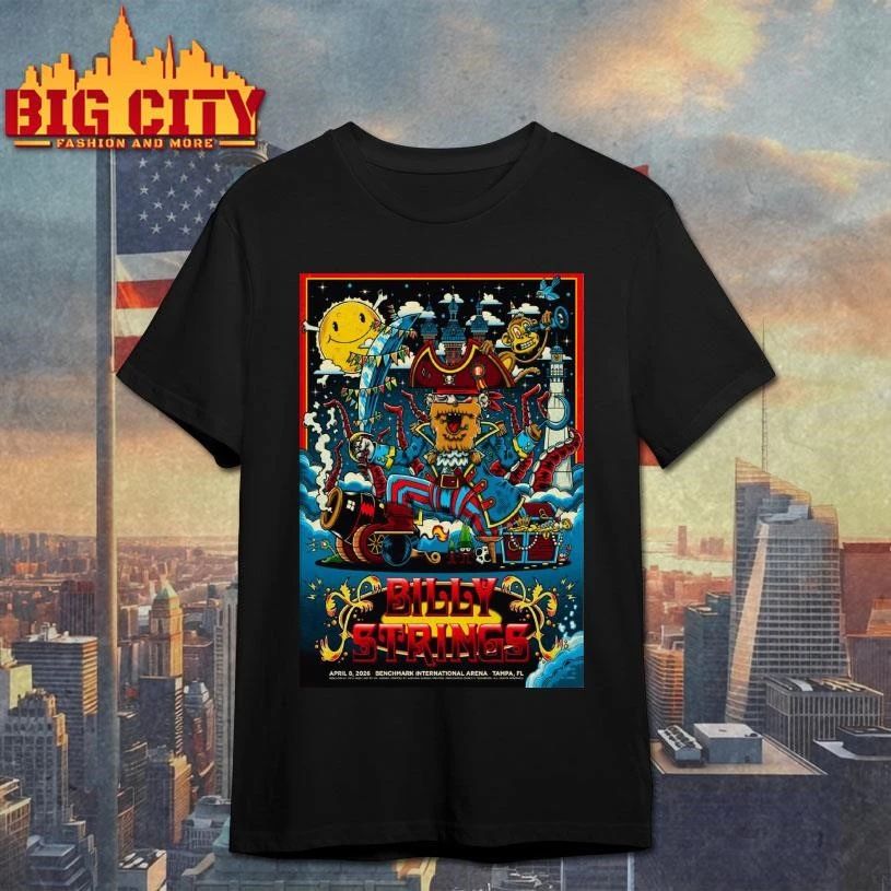 Billy Strings April 8 2026 In Tampa, FL Tour Poster Shirt