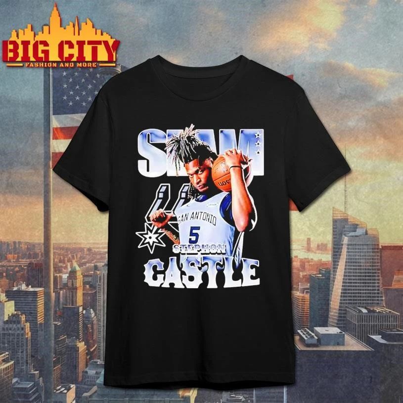 Stephon Castle San Antonio Spurs NBA SLAM graphic Shirt
