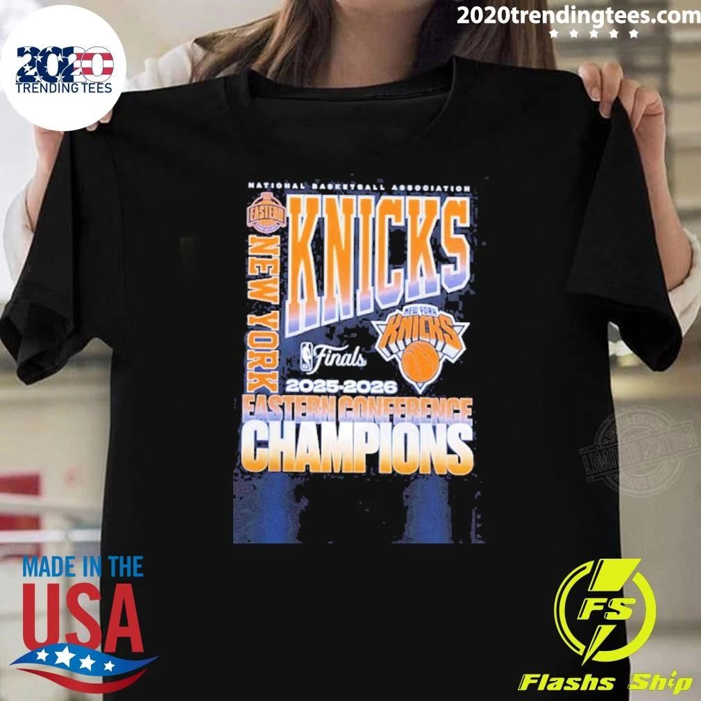 New York Knicks 2025-2026 Nba Finals Eastern Conference Champions Shirt