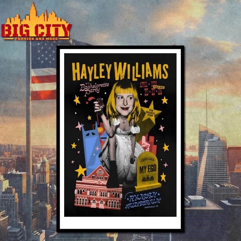 Hayley Williams April 25-28 2026 In Nashville TN Poster Shirt