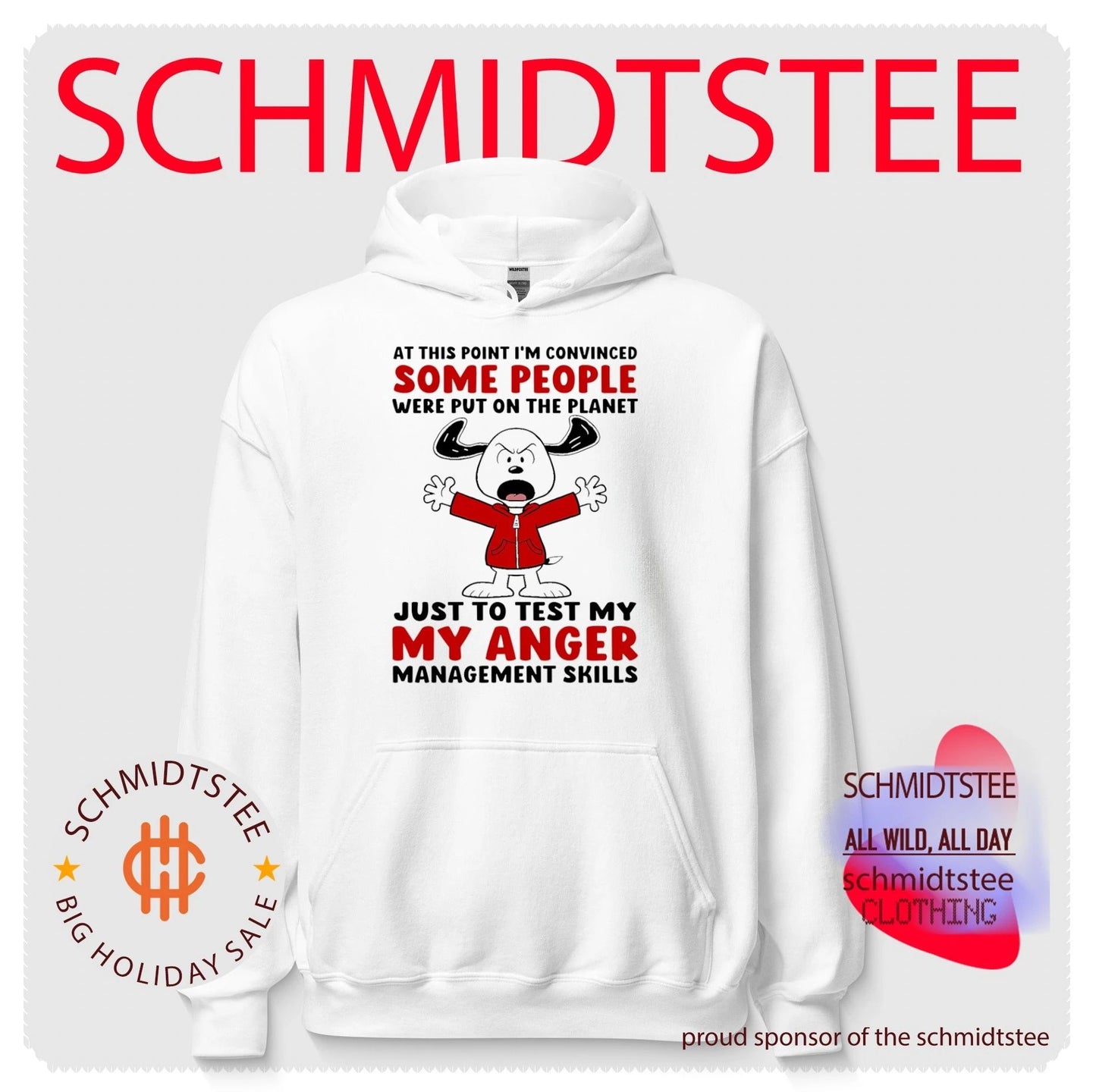 Snoopy Some People Test My Anger Management Skills shirt