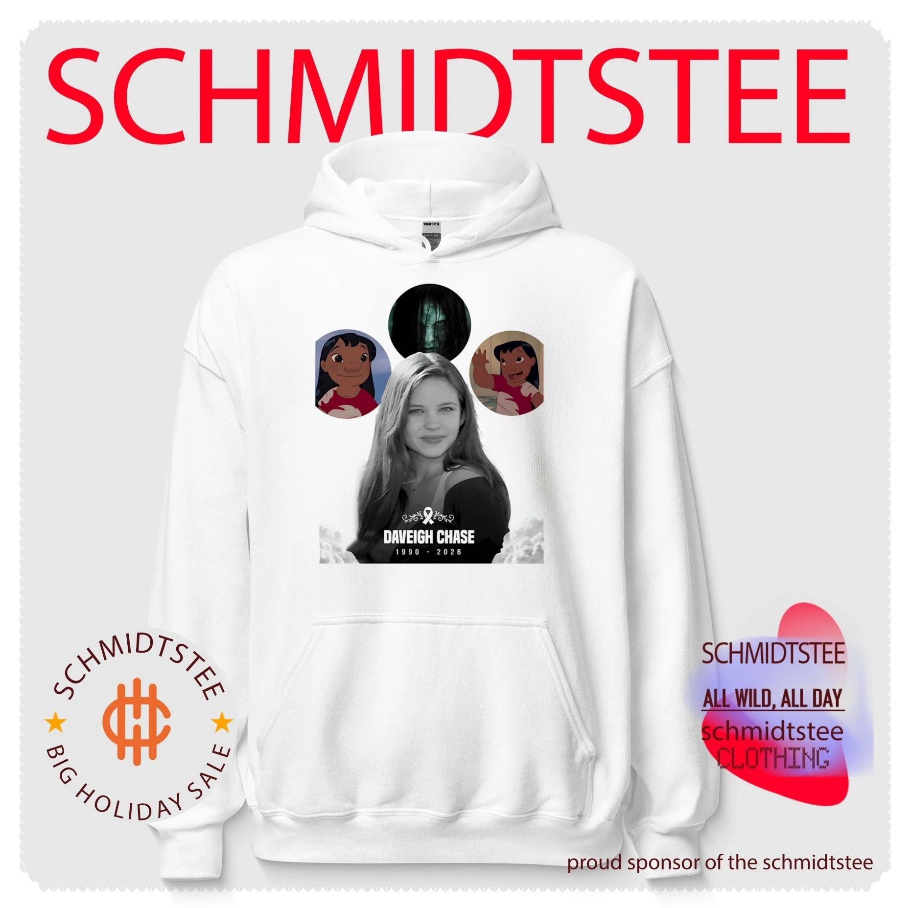 Daveigh Chase 1990–2026 Memorial Tribute shirt