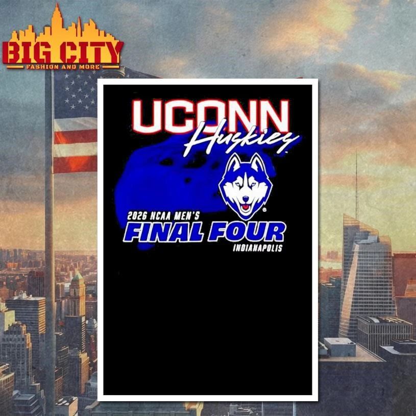 Uconn Huskies 2026 NCAA Men’s Final Four basketball vintage Shirt