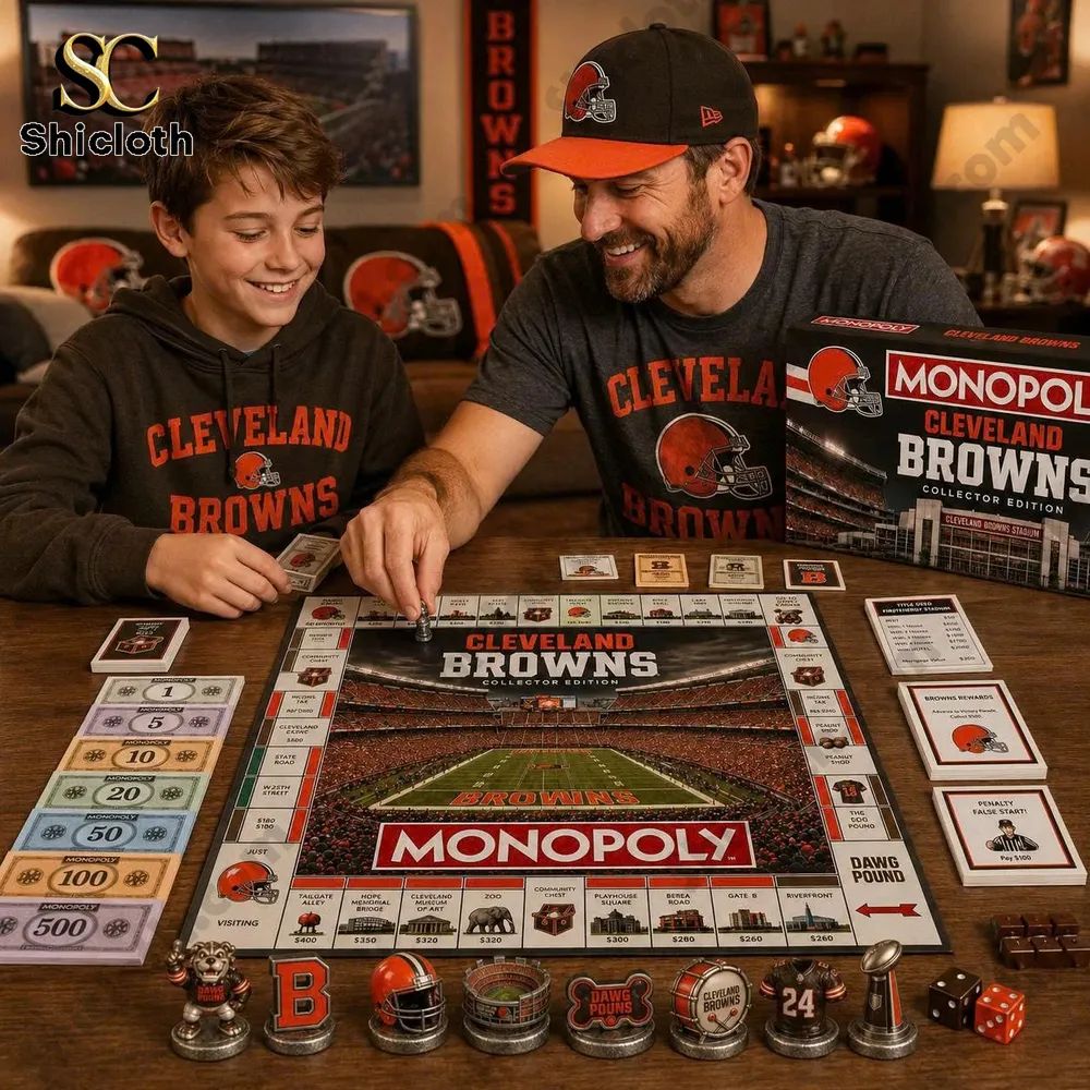 Cleveland Browns Collector’s Edition Monopoly Board Game