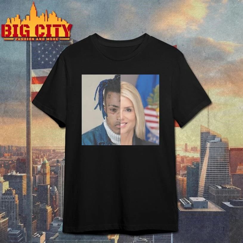 XXXTentacion & Pam Bondi Graphic Photo Shirt