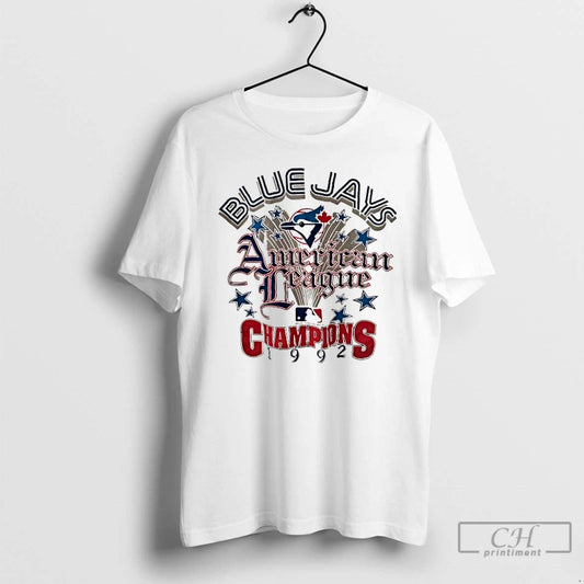 Classic Toronto Blue Jays Mlb America League Champions 1992 T Shirts