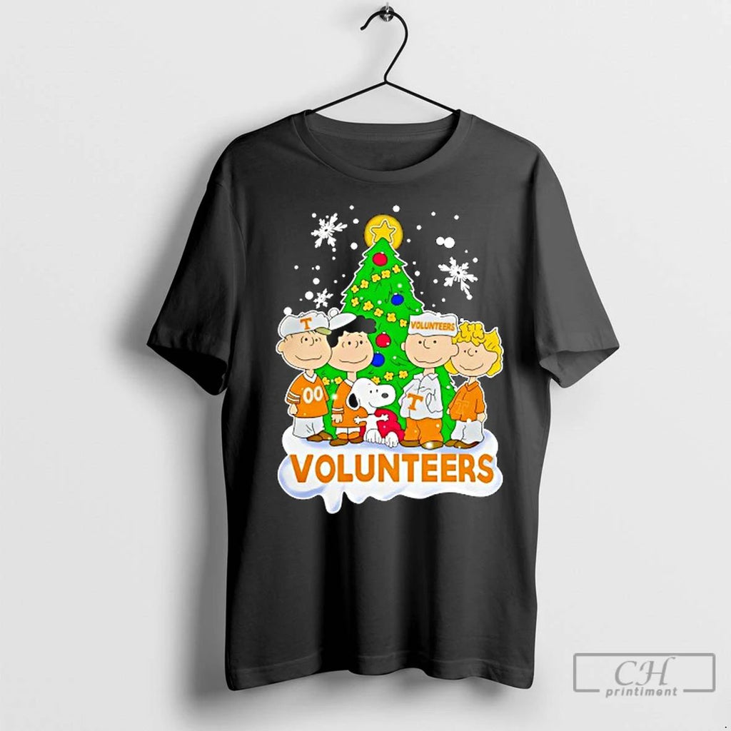 Classic Peanuts Characters Tennessee Volunteers Christmas