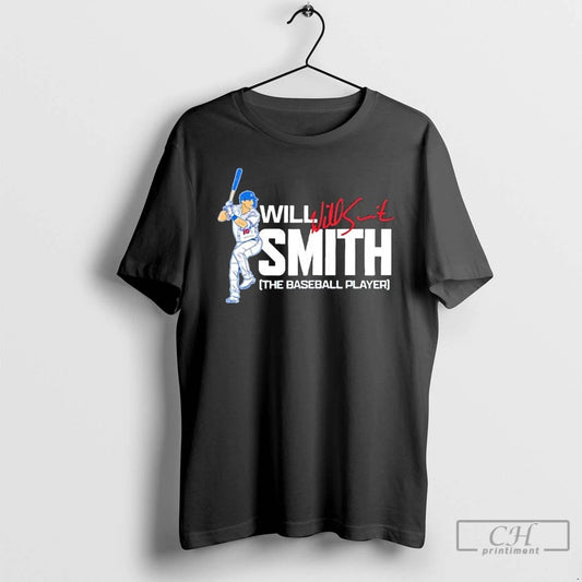 Classic Will Smith The Baseball Player Los Angeles Dodgers Signature T Shirts