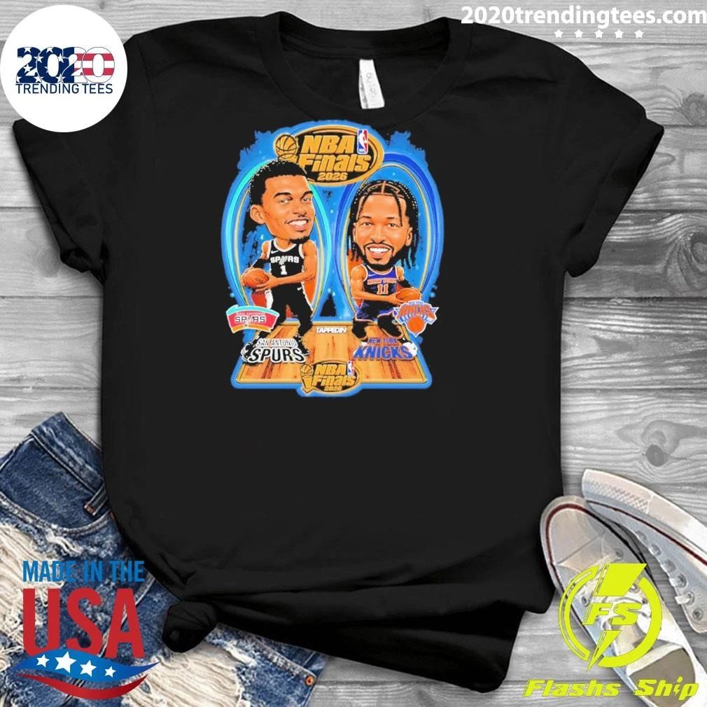 Wembanyama Jalen Brunson Nba Finals 2026 San Antonio Spurs New York Knicks Shirt