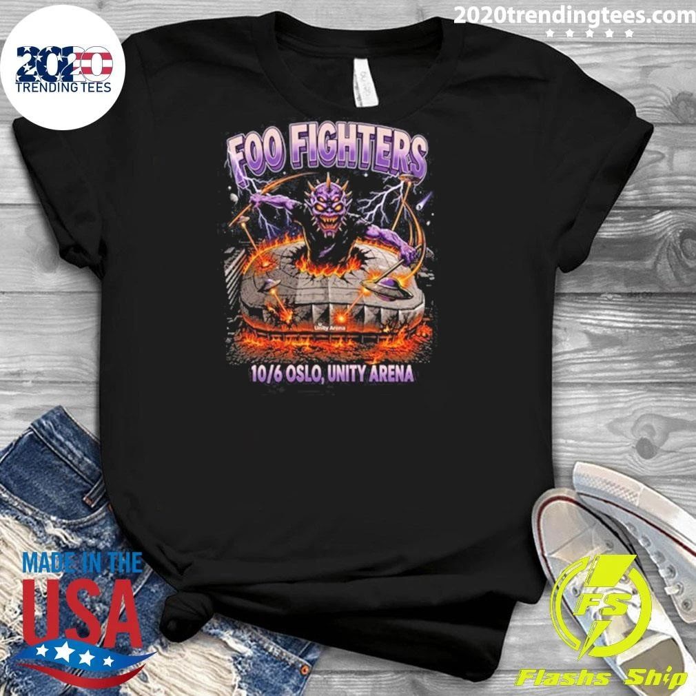 Foo Fighters concert Fornebu, Unity Arena June 10, 2026 Tee Shirt