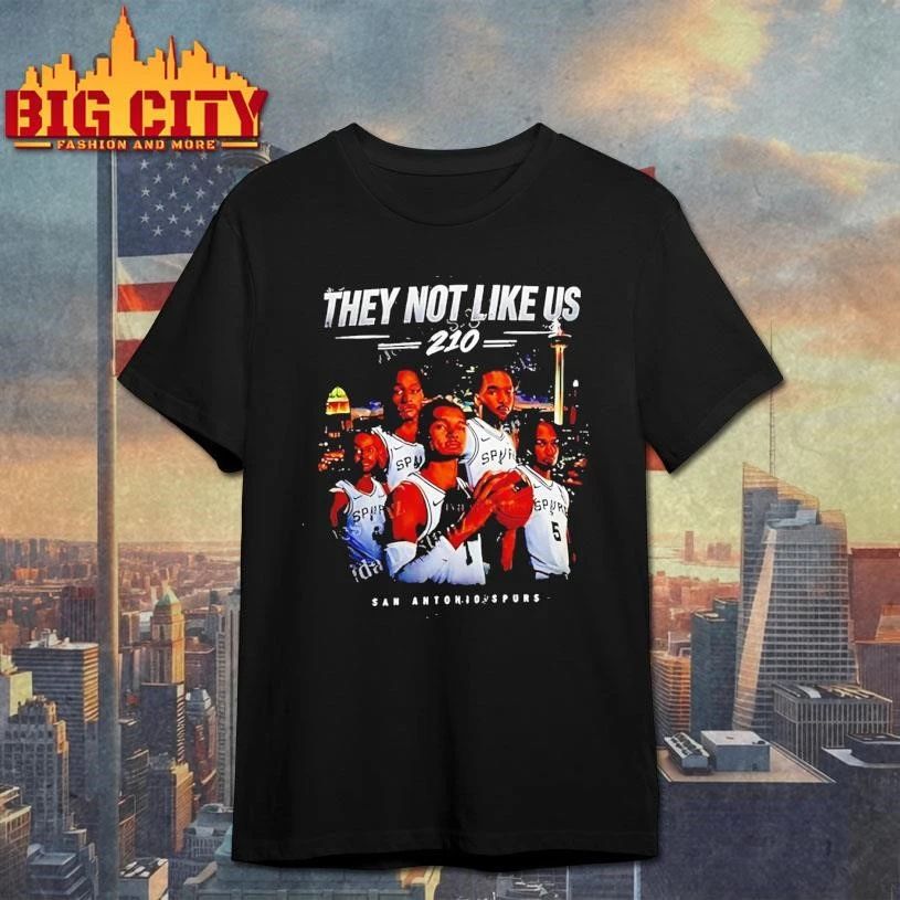 Victor Wembanyama They Not Like Us 210 San Antonio Spurs Basketball Game Day 2026 Shirt