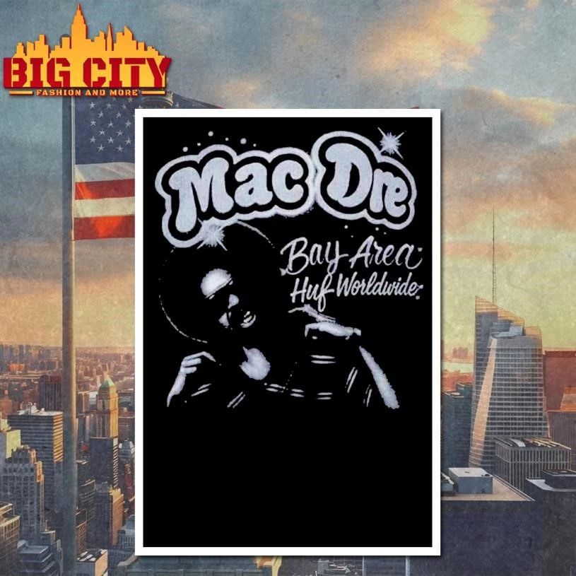 Huf World Wide Huf X Mac Dre Airbrush Shirt