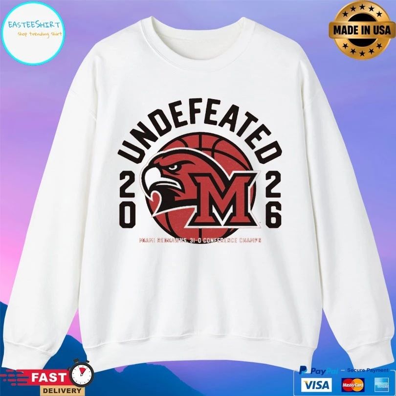 Undefeated 2026 Miami Redhawks 31-0 Conference Champs T-shirts
