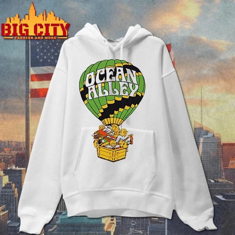 Ocean Alley Hot Air Balloon Art Work Shirt