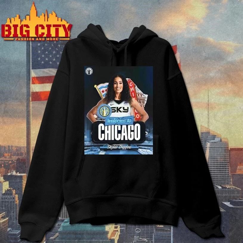 Welcome Skylar Diggins To Chicago Sky WNBA 2026 Shirt
