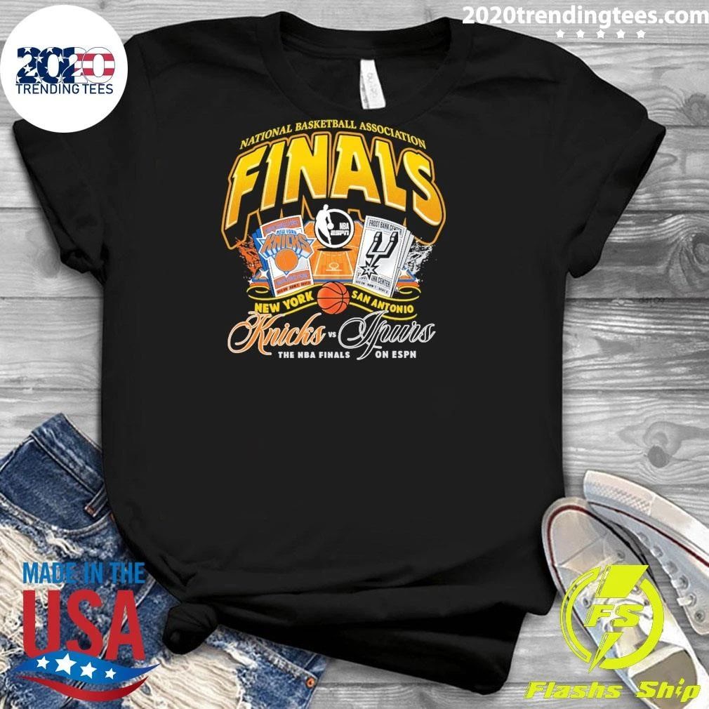 New York Knicks Vs. San Antonio Spurs 2026 NBA Finals Matchup Tickets Shirt