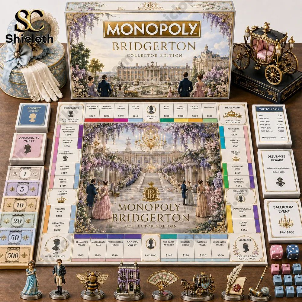 Bridgerton Collector’s Edition Monopoly Board Game
