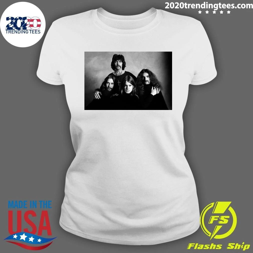 Bill Ward, Tony Iommi, Ozzy Osbourne and Geezer Black Sabbath Guitar Vintage Shirt