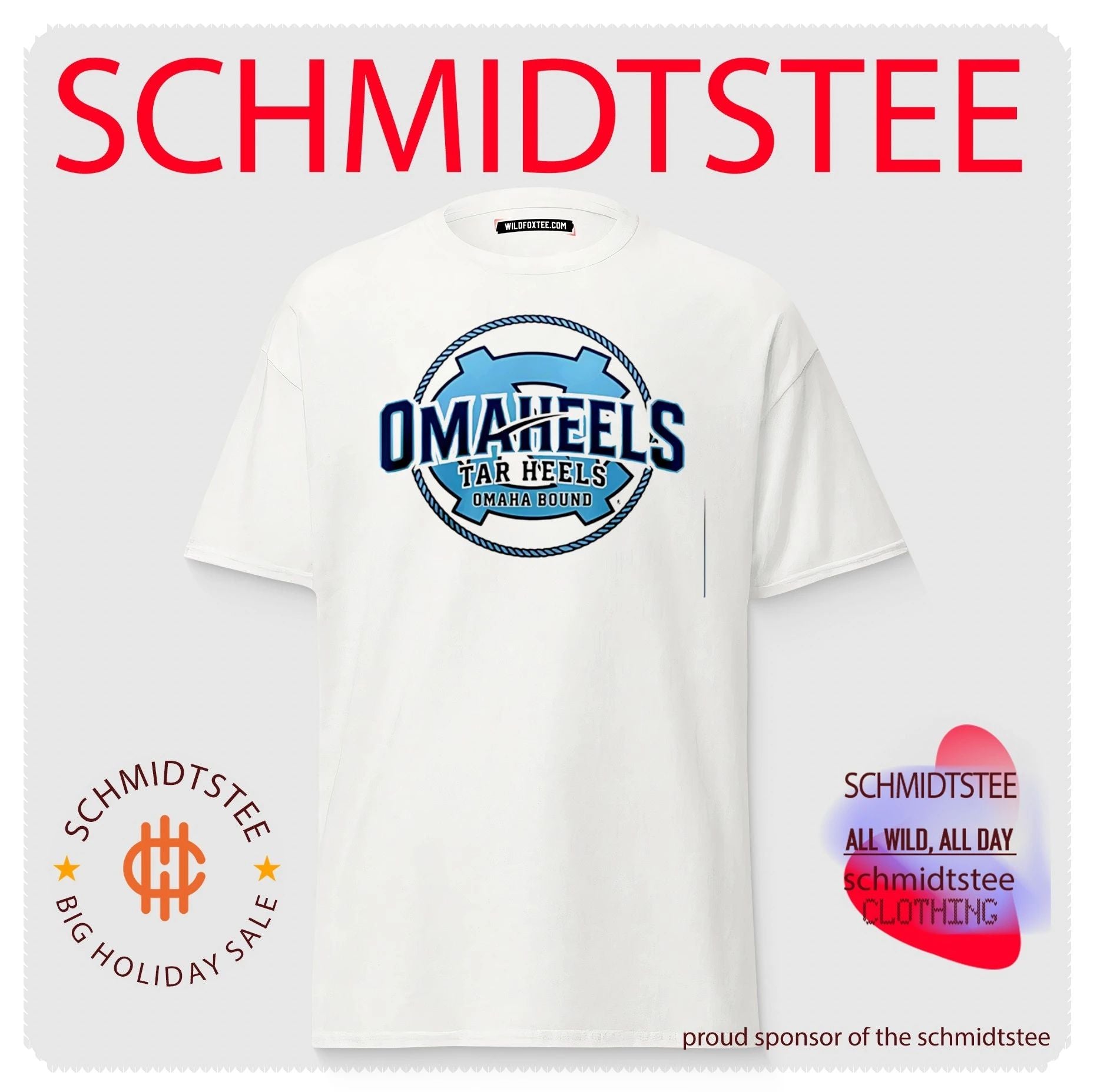 North Carolina Tar Heels 2026 Welcome To Omaha Bound logo shirt