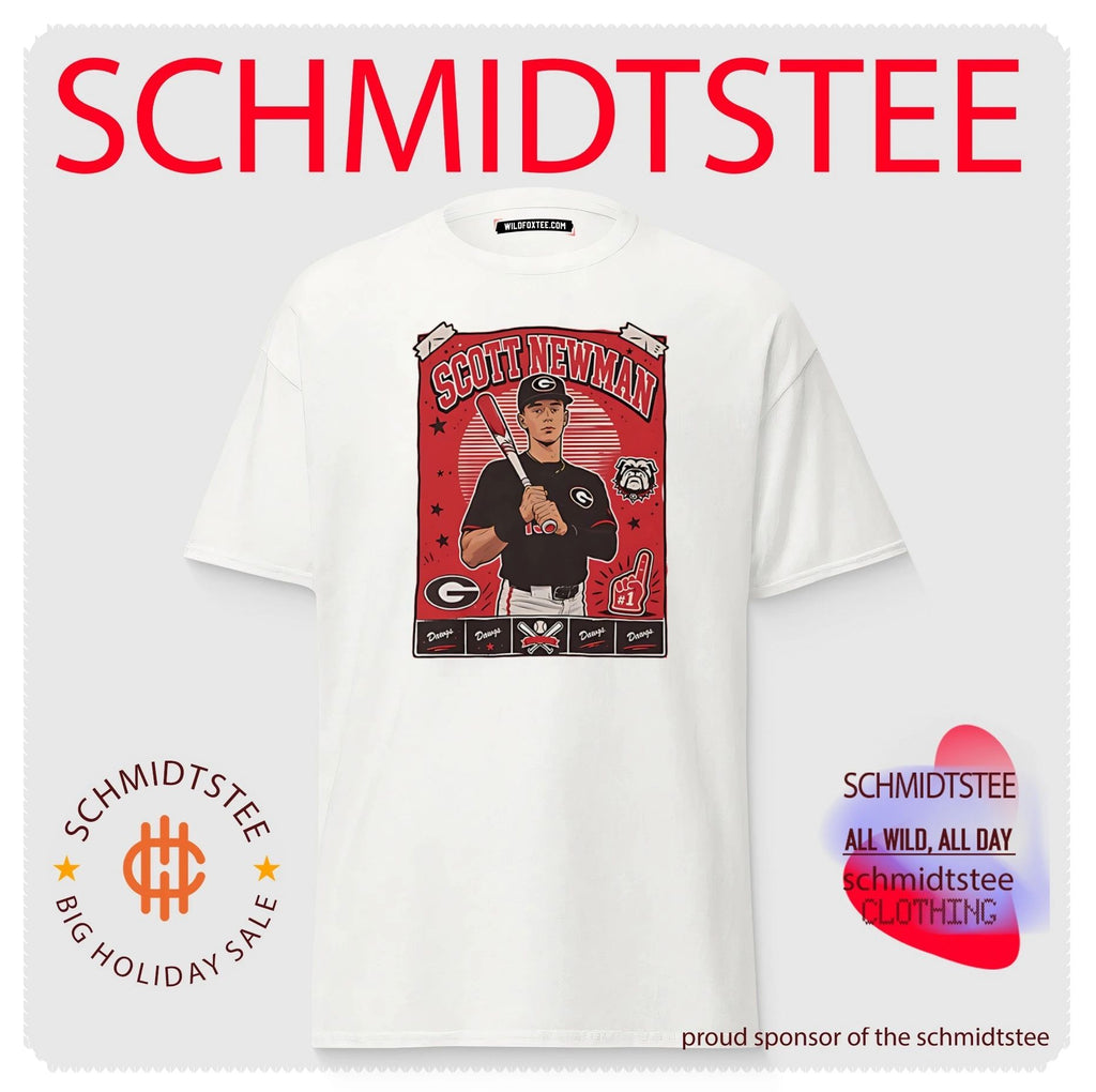 Georgia Bulldogs Scott Newman portrait vintage shirt