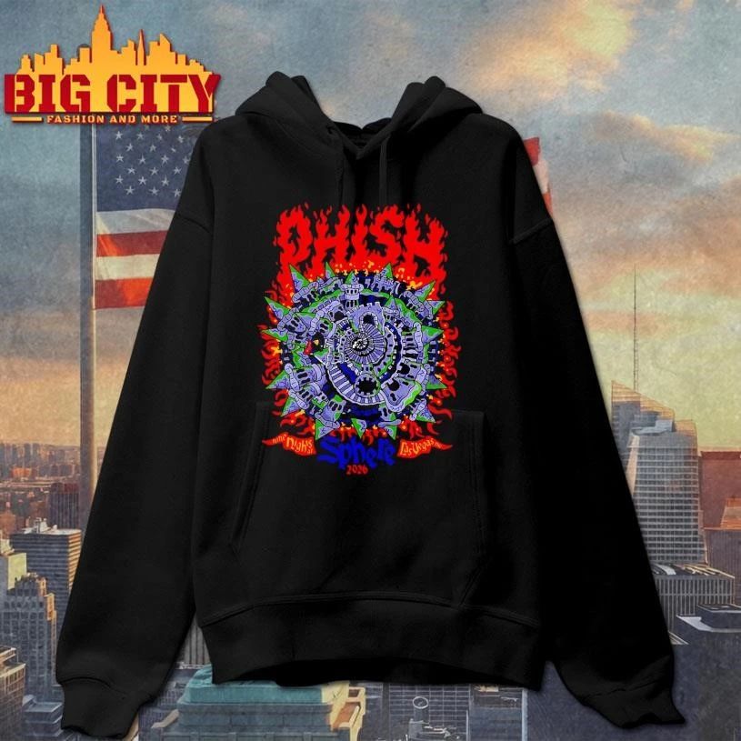 Phish Live At Sphere Las Vegas 2026 Event Merch Gamehendge Mace Sphere 26 Shirt
