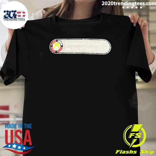 Achievement Unlocked Red Ring Of Death Shirt