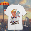 Trump clown car cartoon Funny Parody Shirt