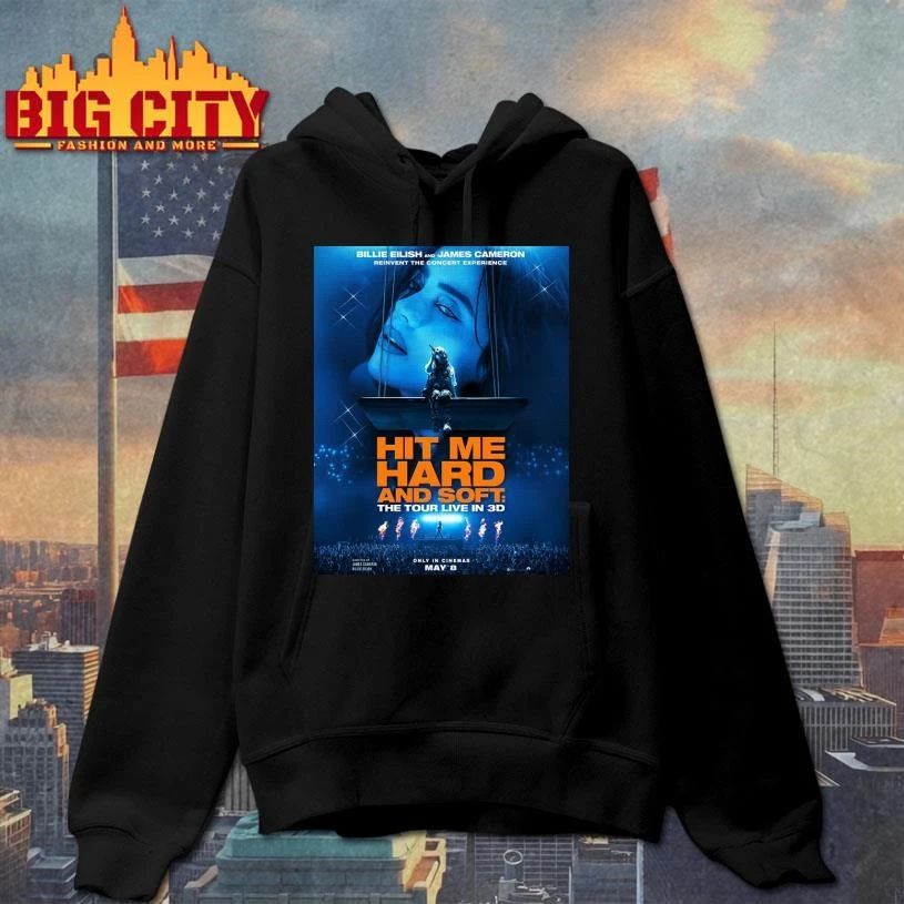 Billie Eilish New Poster Hit Me Hard And Soft The Tour Live In 3D Movie On May 8 2026 Poster Shirt